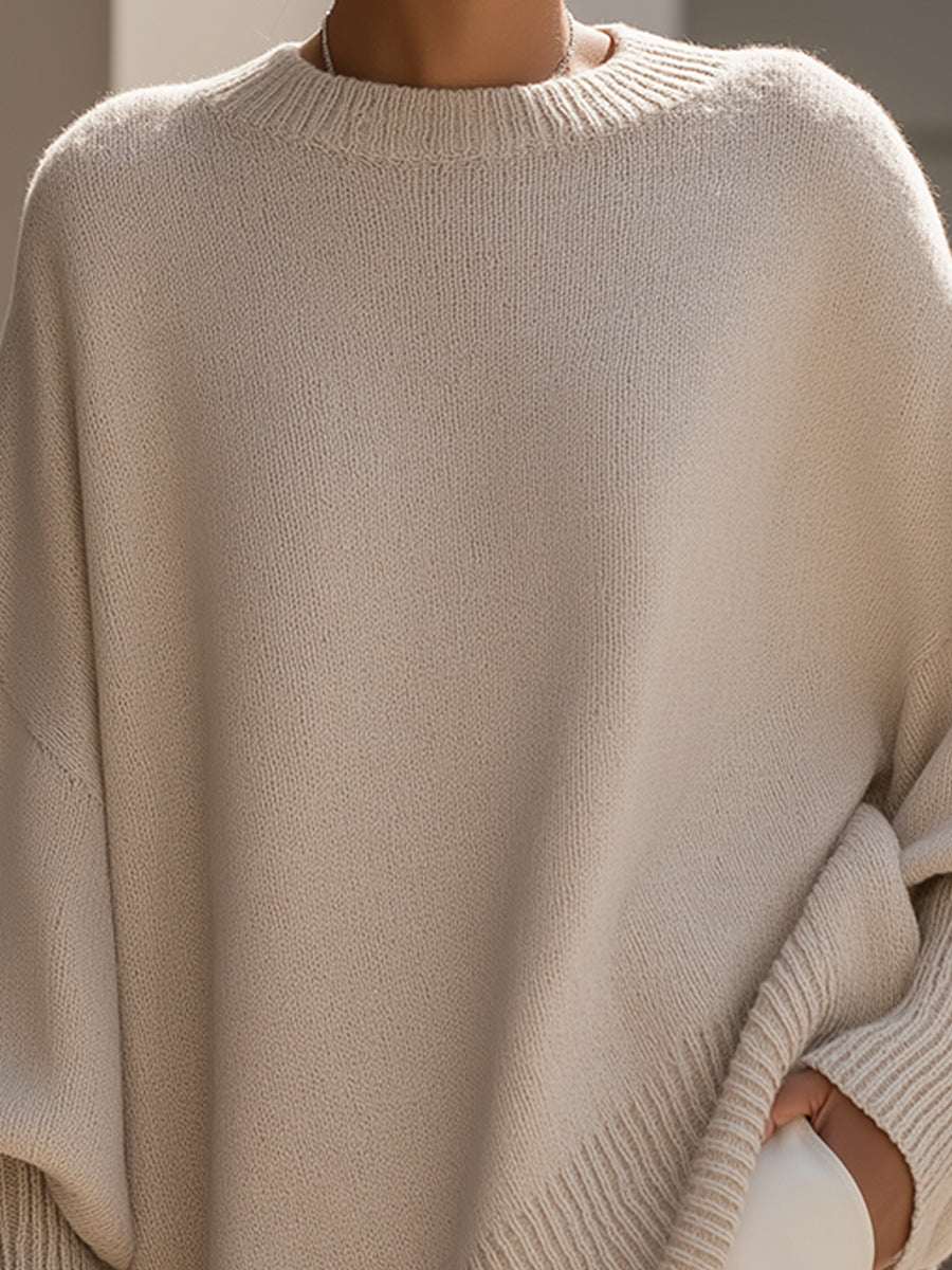Sophisticated Knit Jumper for Women - Cozy Casualwear for Everyday Use