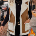 Cozy Warm Lapel Vest for Women – Soft Fabric for Layering and Casual Wear