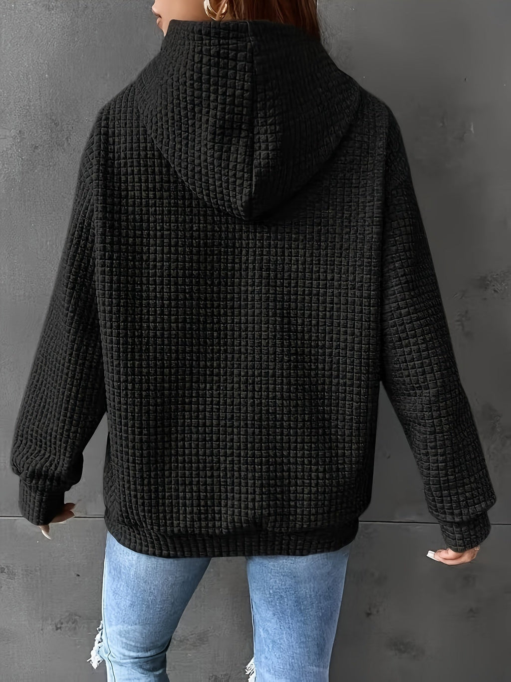 Cozy Textured Hoodie | Soft Fabric | Casual Style | Women's Outerwear
