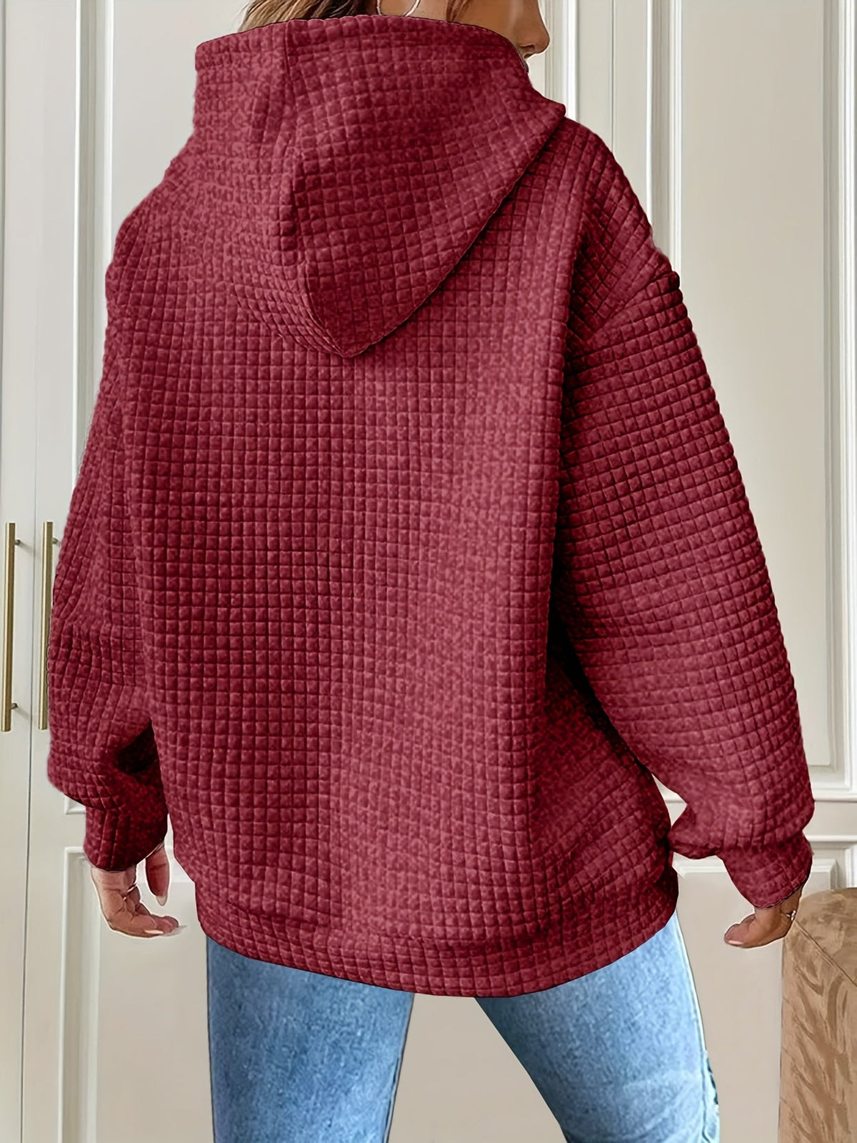 Cozy Textured Hoodie | Soft Fabric | Casual Style | Women's Outerwear