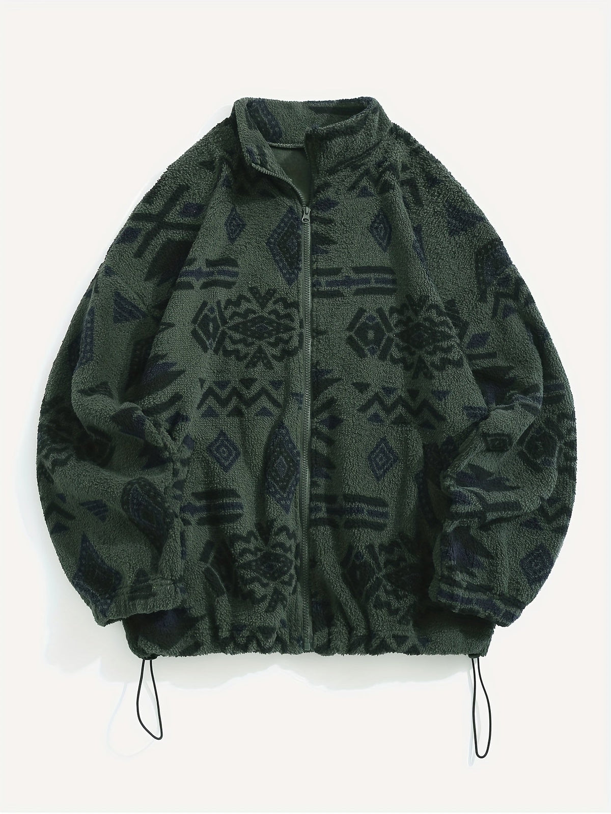 Patterned Zip-Up Jacket for Women | Lightweight, Casual Outerwear