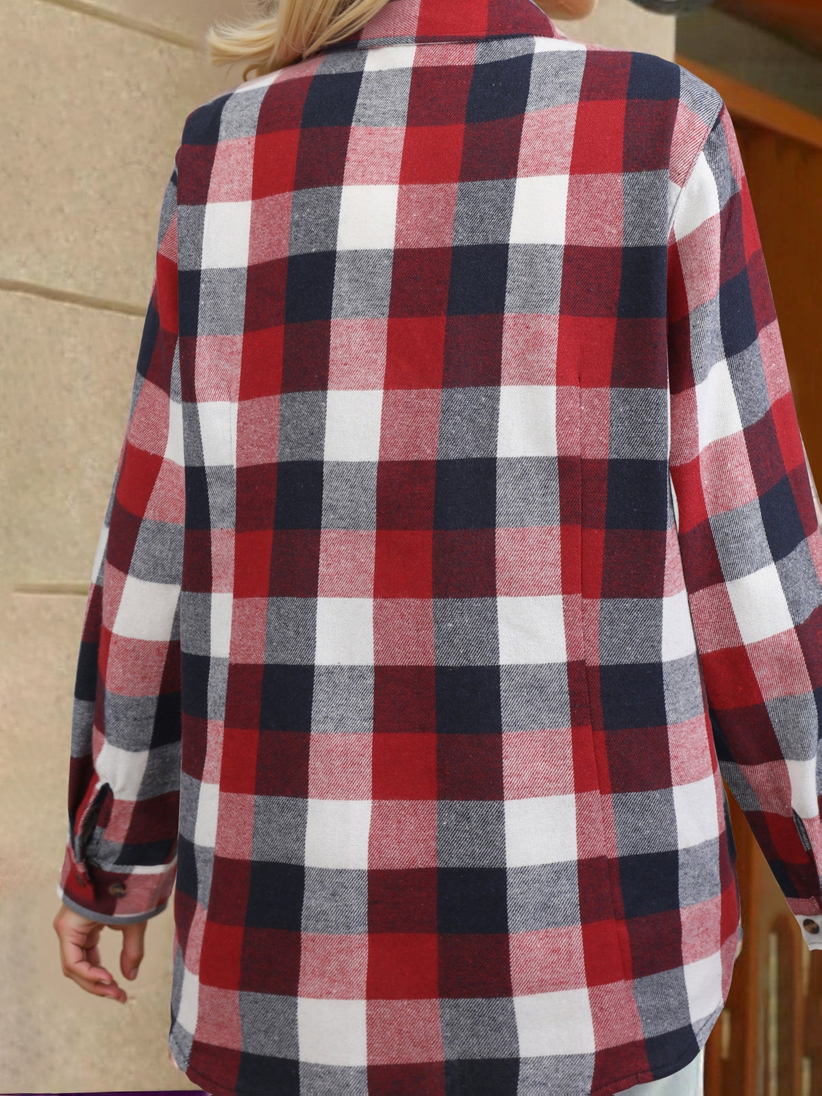 Relaxed Buffalo Check Shirt | Cotton Blend | Casual Wear for Everyday Use