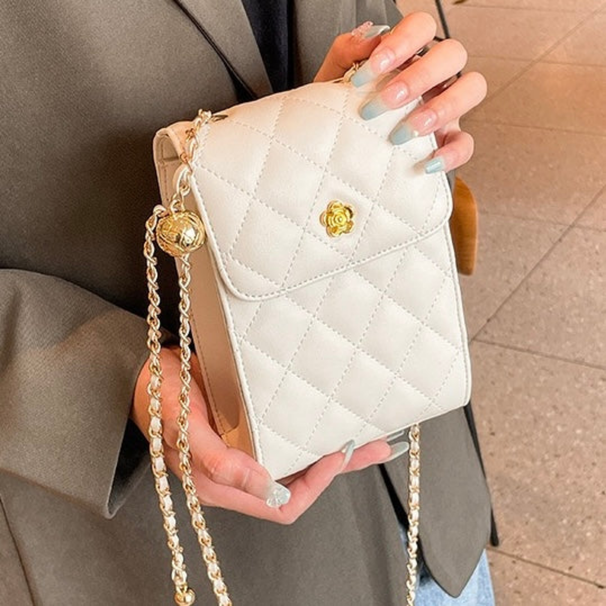 Leather Crossbody Clutch Bag – Evening & Occasion Bag