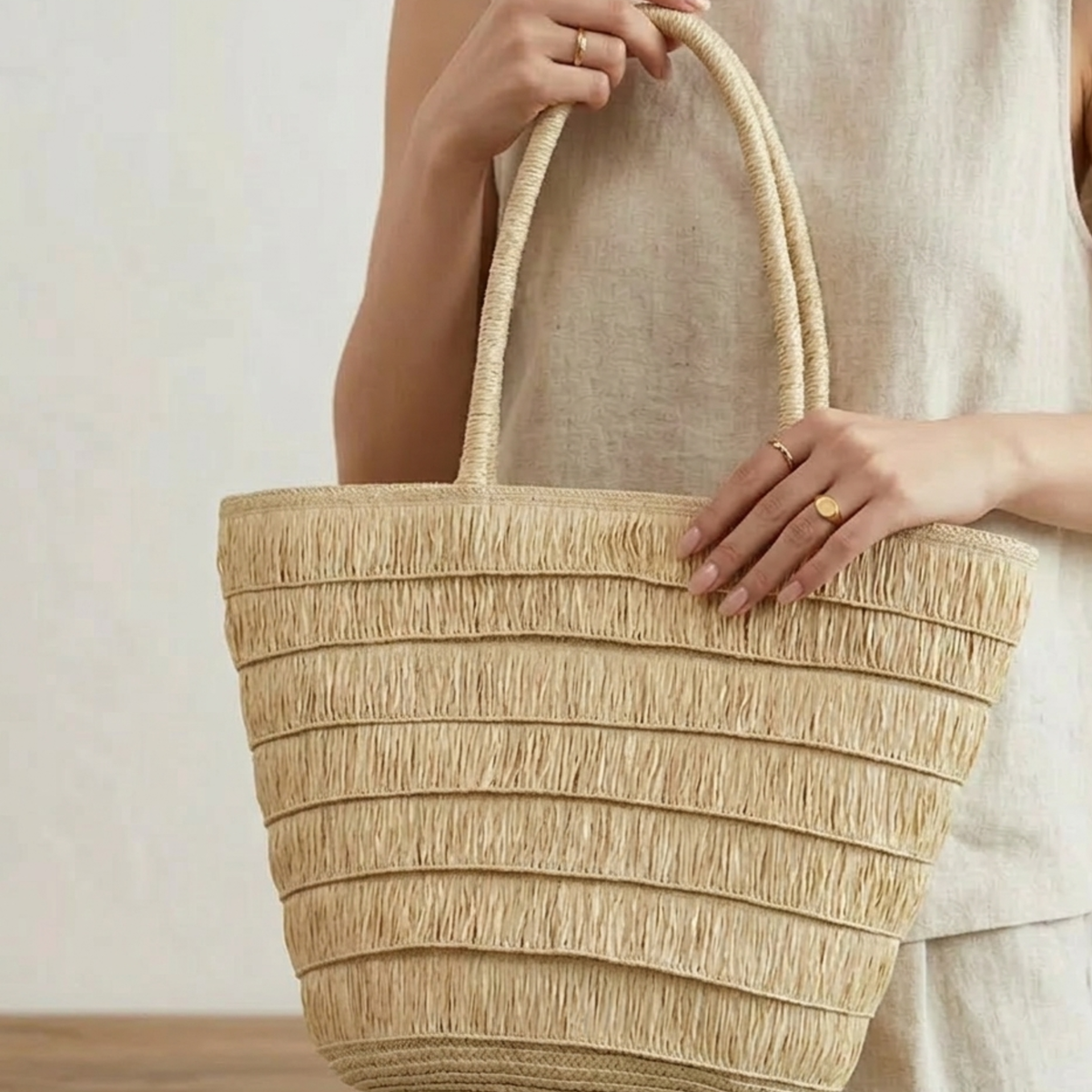 Woven Shoulder Bag – Everyday Handbag