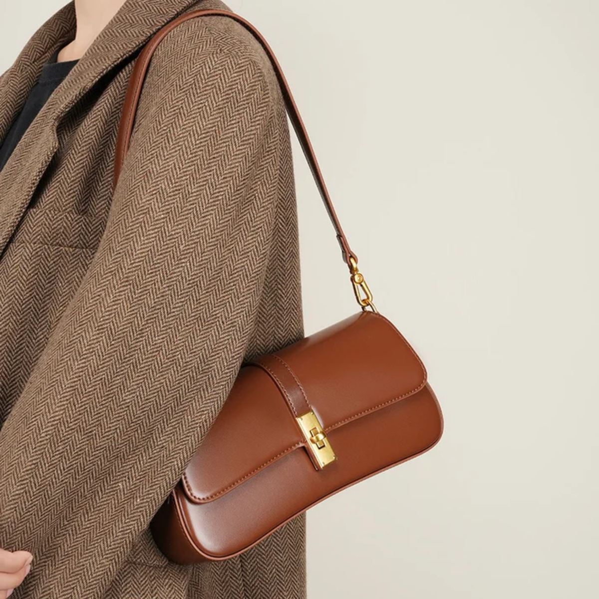 Leather Crossbody Clutch Bag – Evening & Occasion Bag
