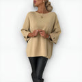 Elegant Knit Jumper with Soft Fabric for Casual Wear