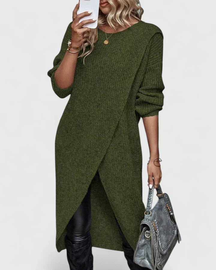 Elegant Jumper Dress in Soft Fabric for Casual and Semi-Formal Wear
