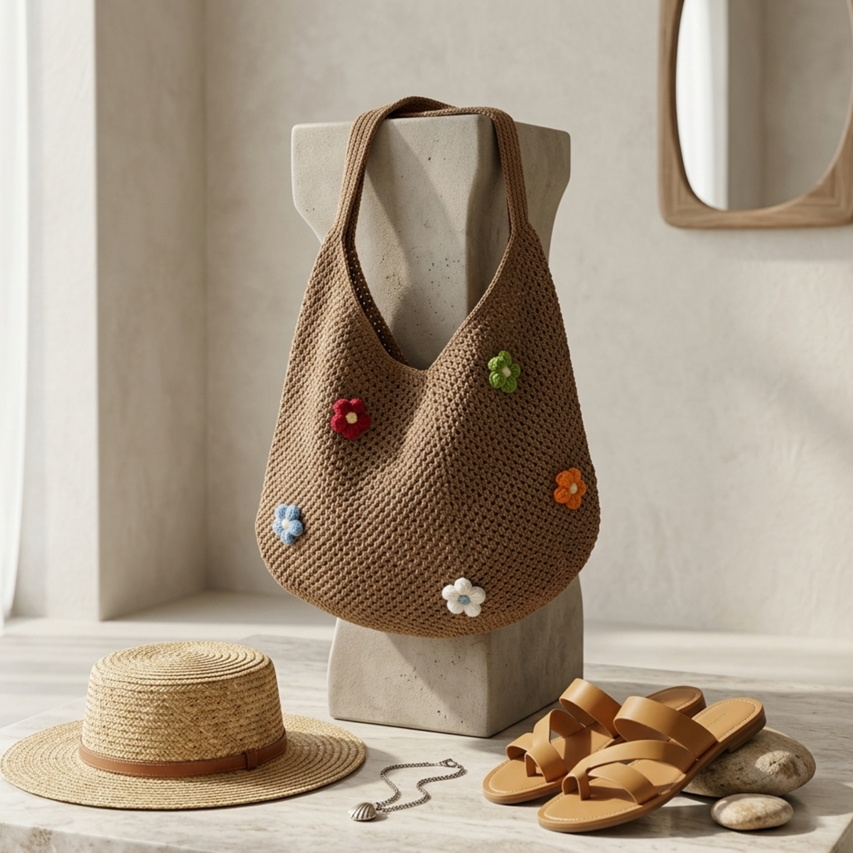 Knit Shoulder Bag – Everyday Handbag