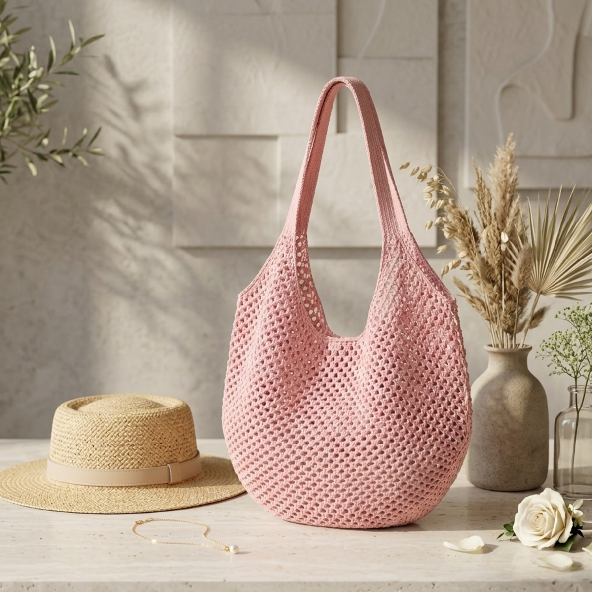 Knit Shoulder Bag – Everyday Handbag