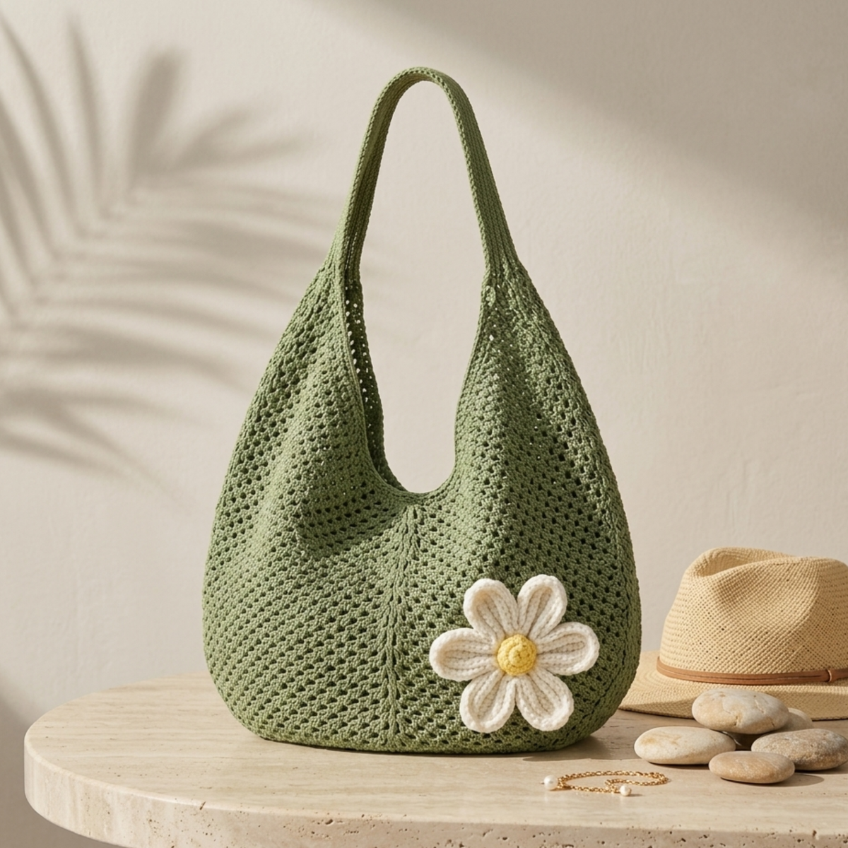 Knit Shoulder Bag – Everyday Handbag