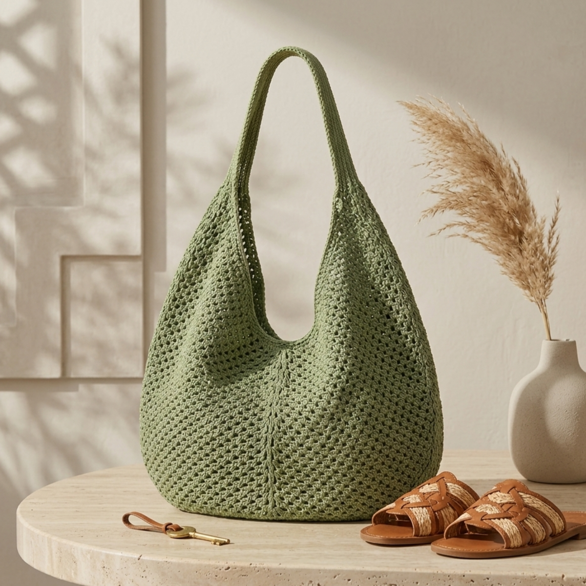 Knit Shoulder Bag – Everyday Handbag