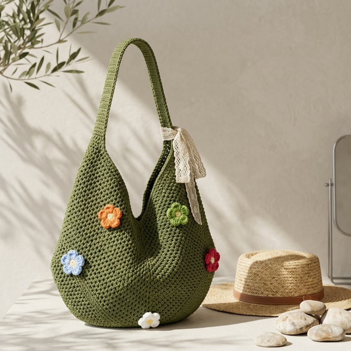 Knit Shoulder Bag – Everyday Handbag