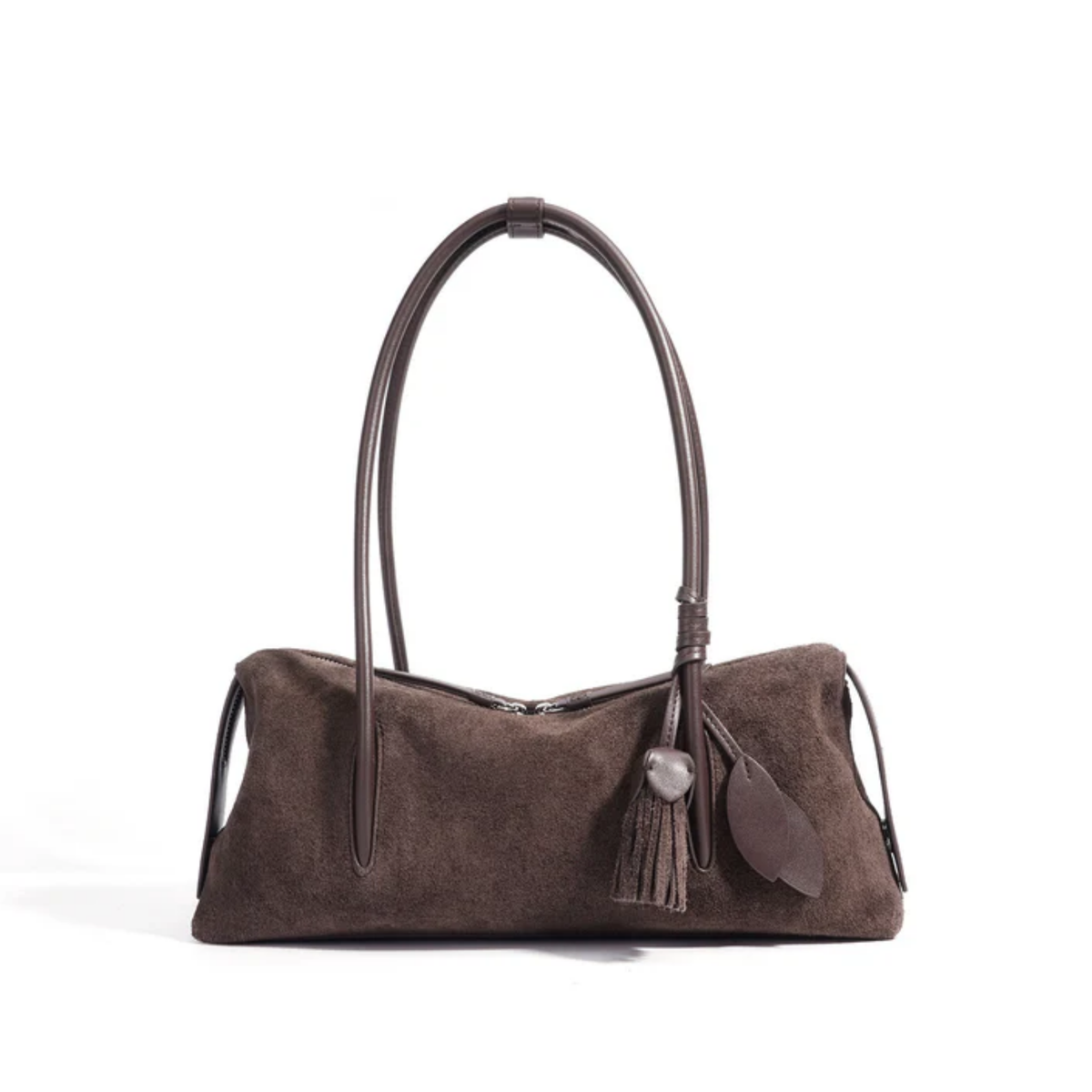 Leather Tassel Shoulder Bag – Everyday Handbag