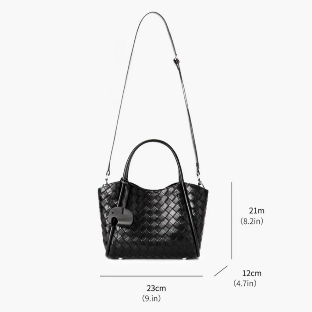 Leather Woven Clutch Bag – Evening & Occasion Bag