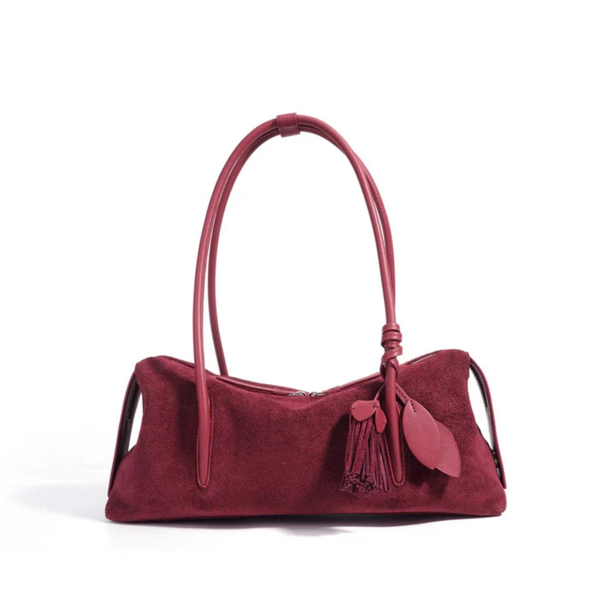 Leather Tassel Shoulder Bag – Everyday Handbag