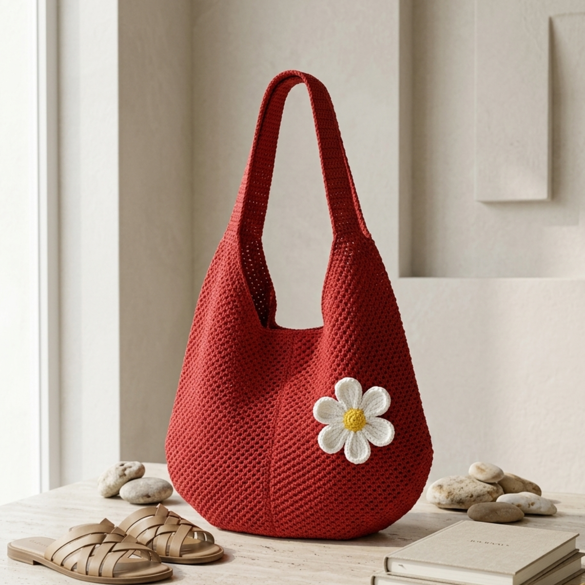 Knit Shoulder Bag – Everyday Handbag