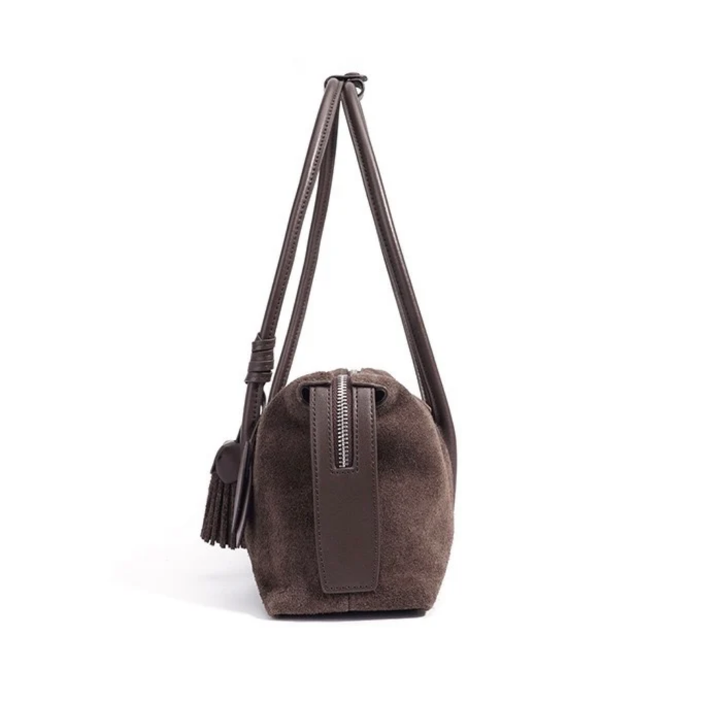 Leather Tassel Shoulder Bag – Everyday Handbag