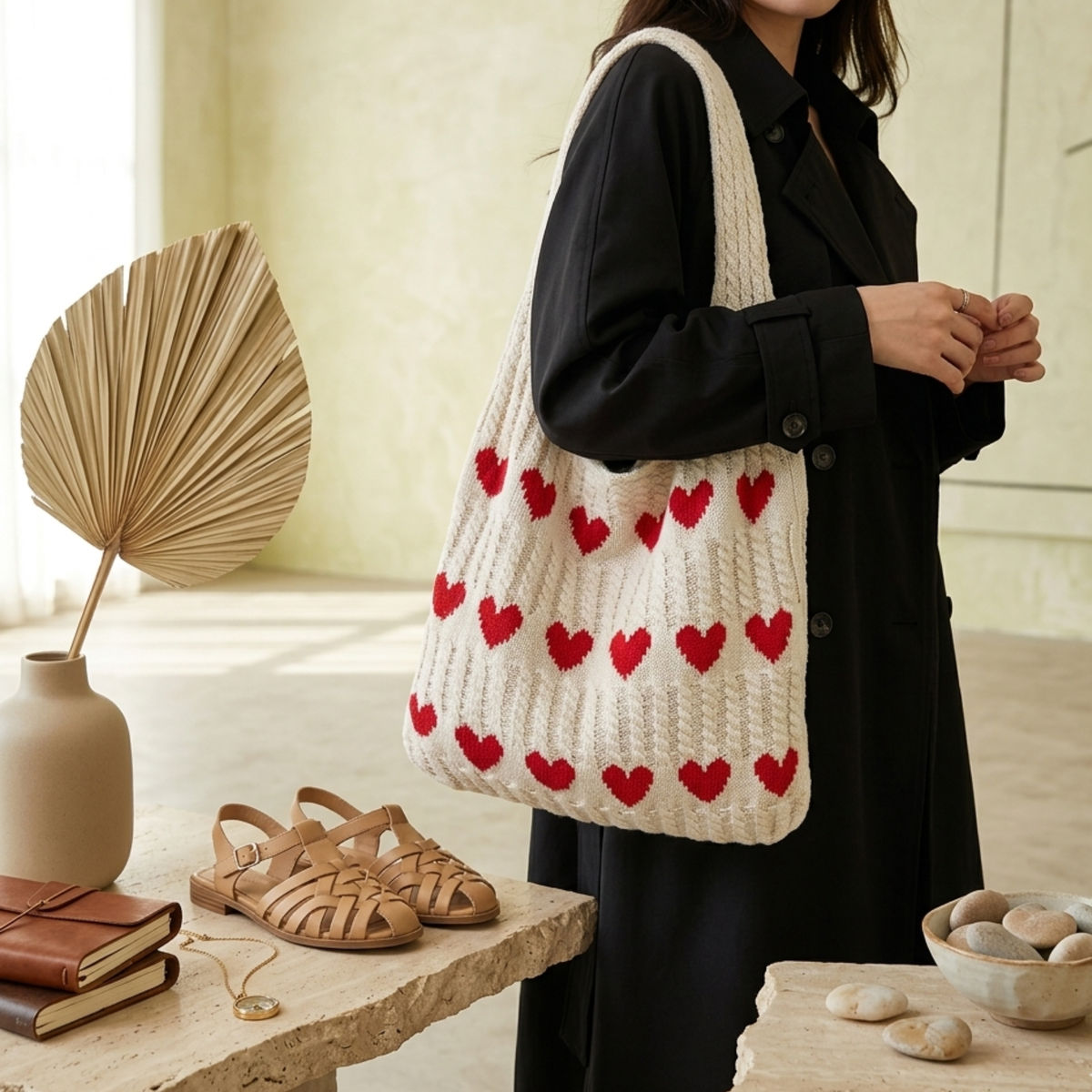 Knit Shoulder Bag – Everyday Handbag