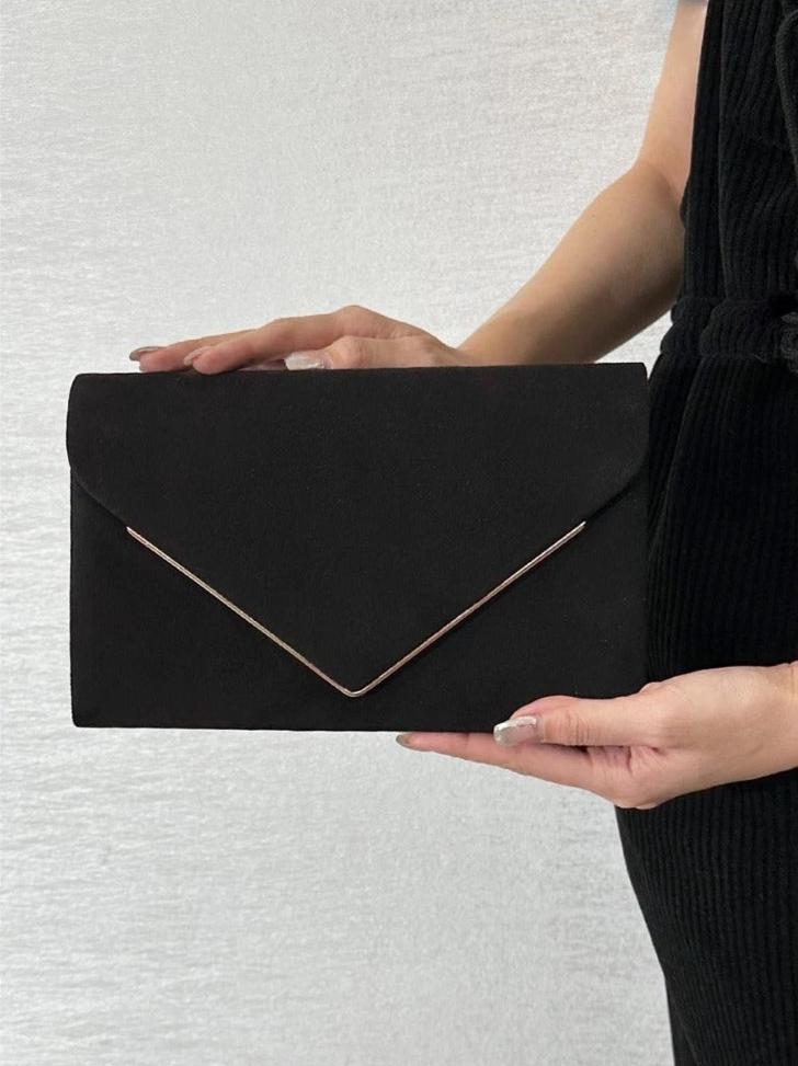 Suede Clutch Bag – Evening & Occasion Bag