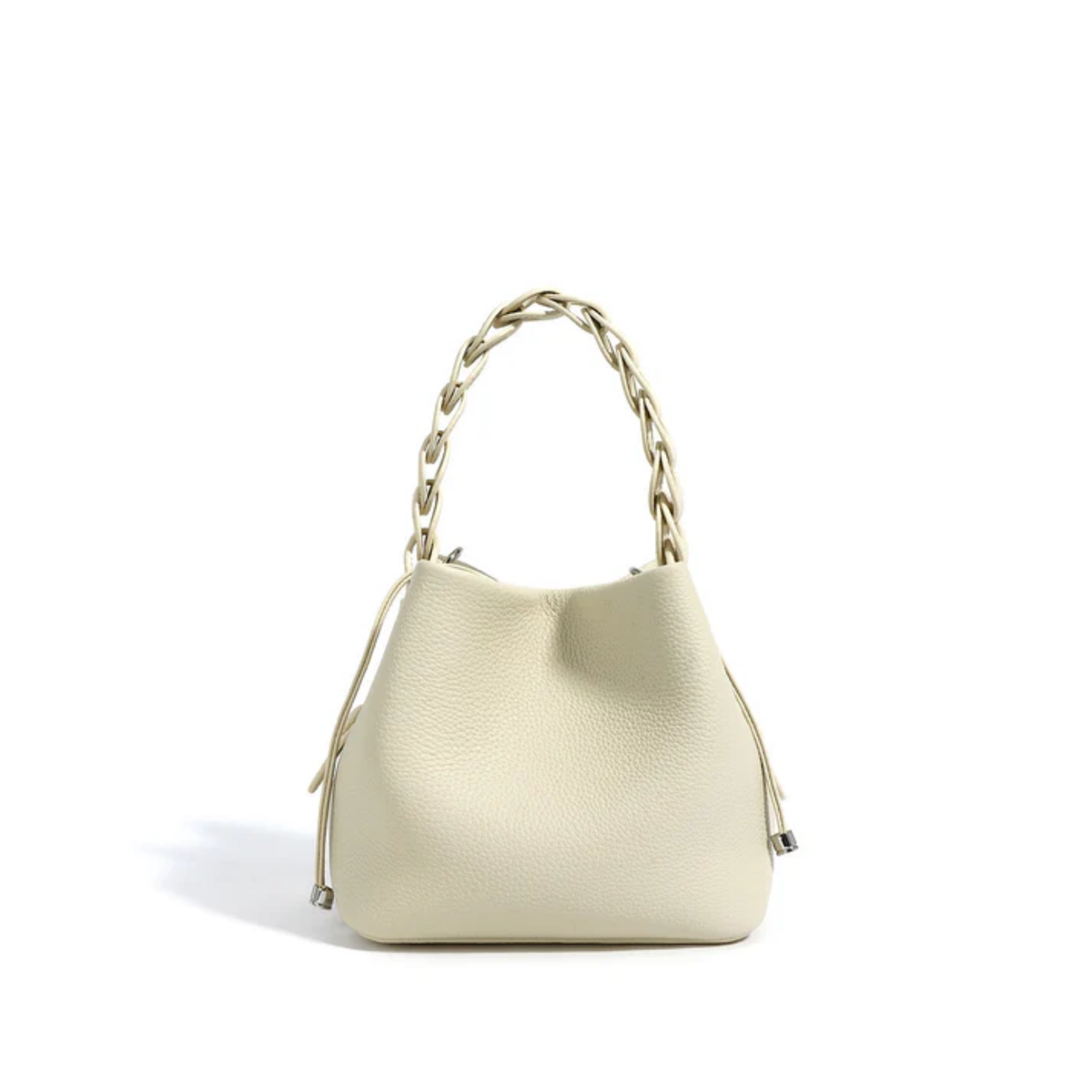 Leather Bucket Clutch Bag – Evening & Occasion Bag