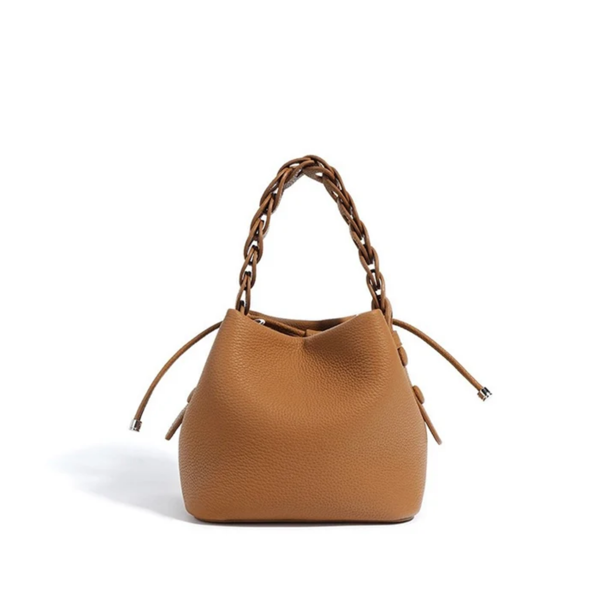 Leather Bucket Clutch Bag – Evening & Occasion Bag