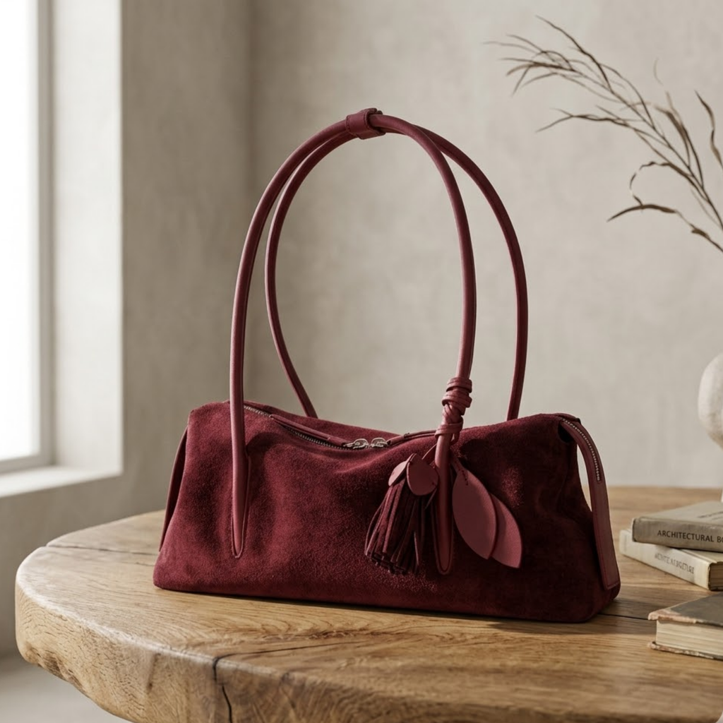 Leather Tassel Shoulder Bag – Everyday Handbag