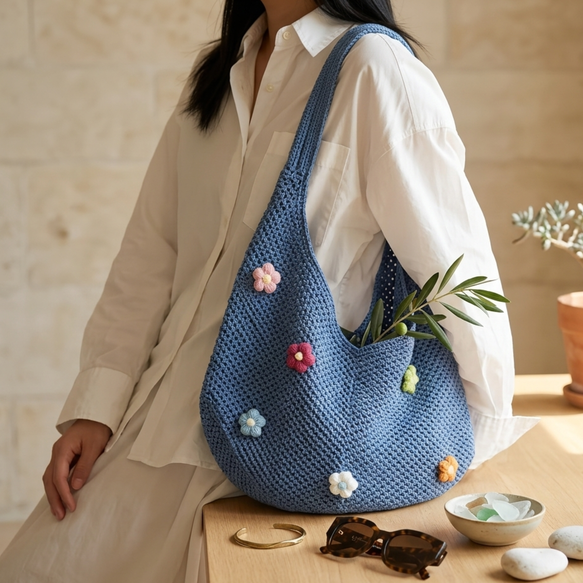 Knit Shoulder Bag – Everyday Handbag