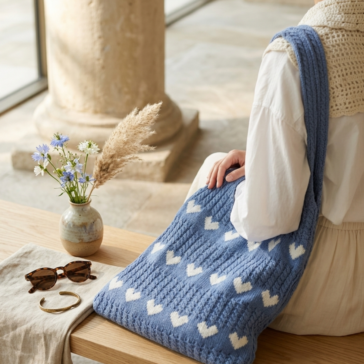 Knit Shoulder Bag – Everyday Handbag