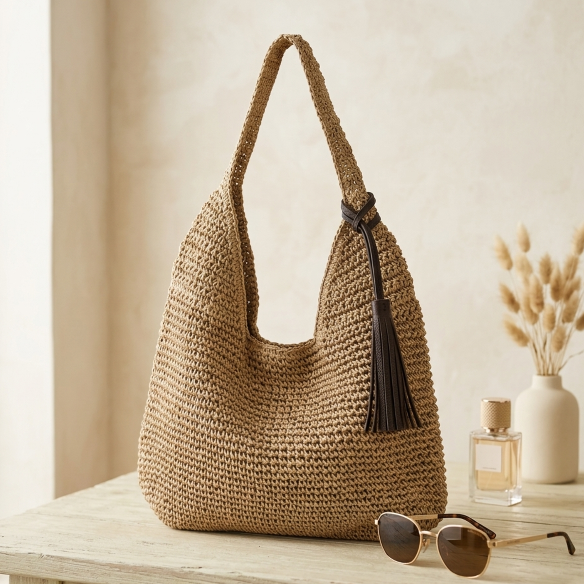 Woven Shoulder Bag – Everyday Handbag