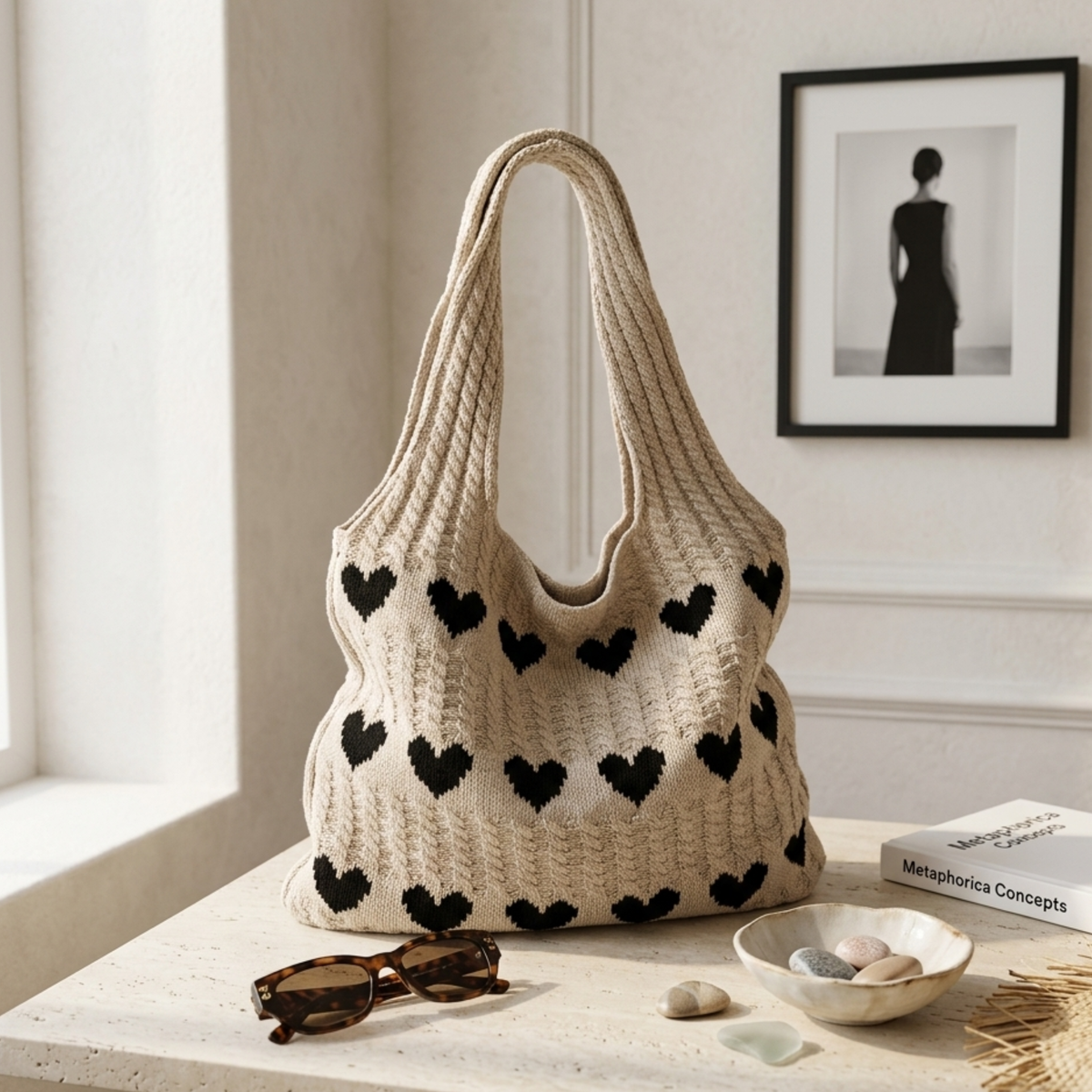 Knit Shoulder Bag – Everyday Handbag