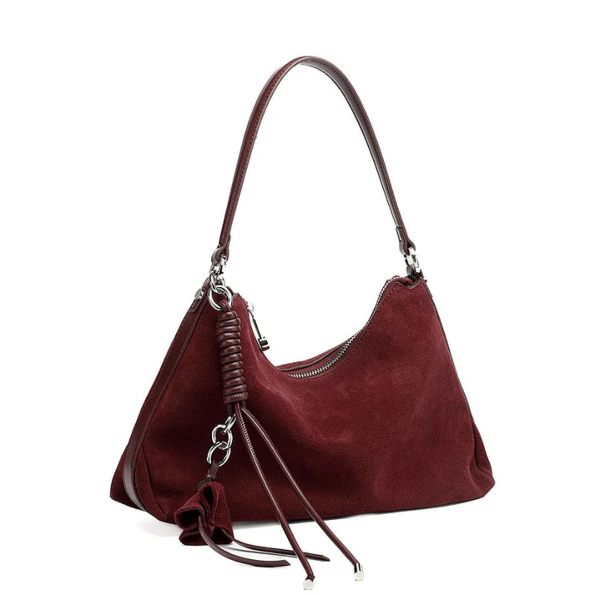 Leather Tassel Shoulder Bag – Everyday Handbag