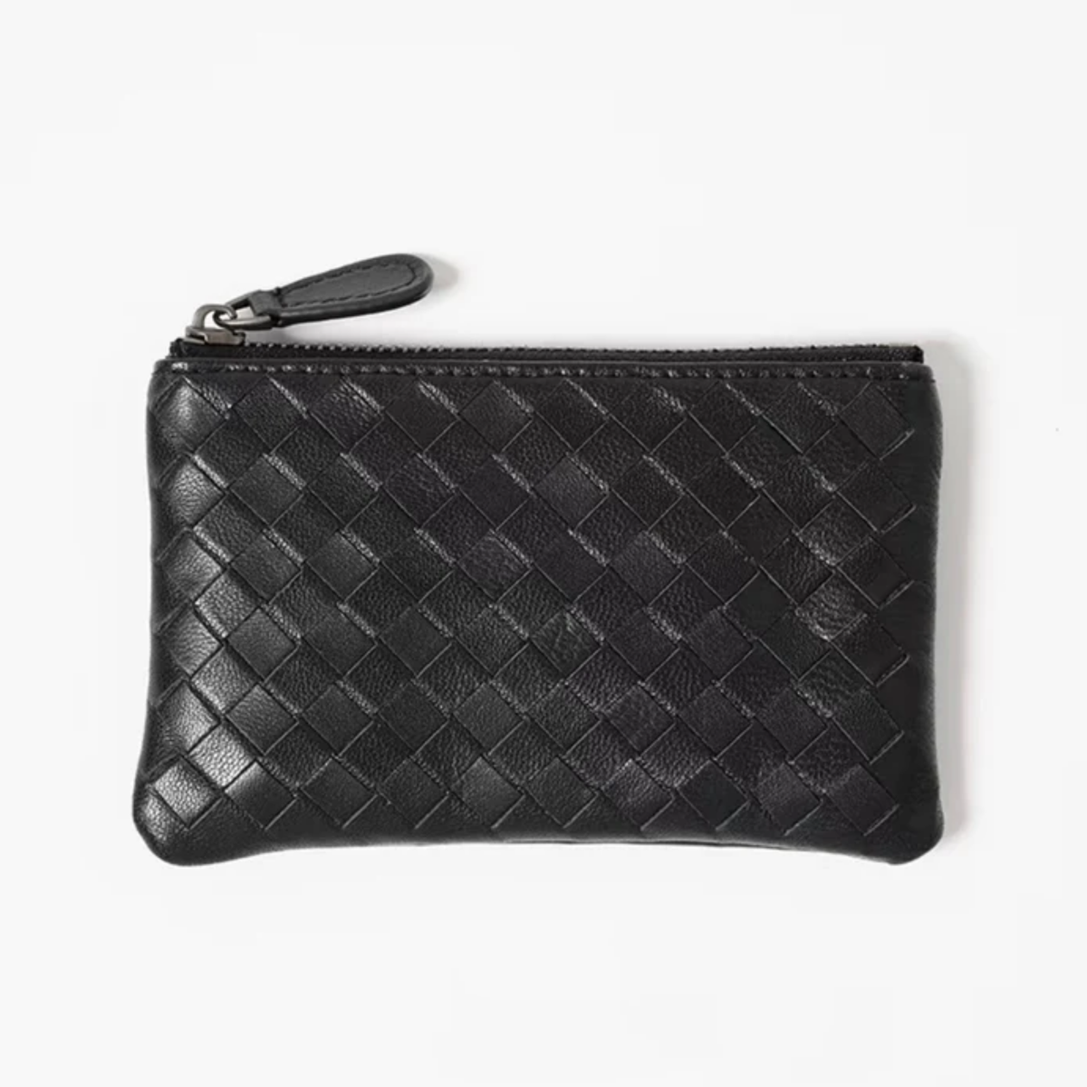 Leather Woven Clutch Bag – Evening & Occasion Bag