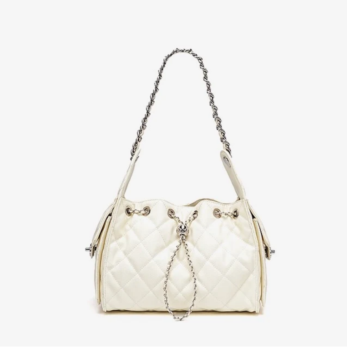 Leather Bucket Shoulder Bag – Everyday Handbag