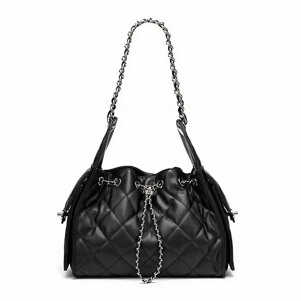 Leather Bucket Shoulder Bag – Everyday Handbag