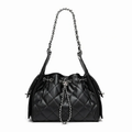 Leather Bucket Shoulder Bag – Everyday Handbag