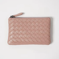 Leather Woven Clutch Bag – Evening & Occasion Bag