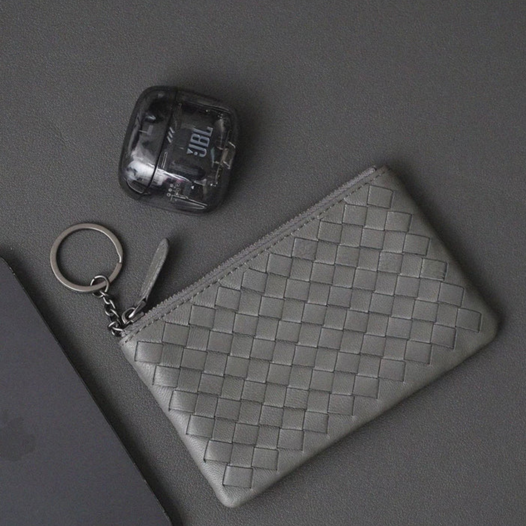Leather Woven Clutch Bag – Evening & Occasion Bag
