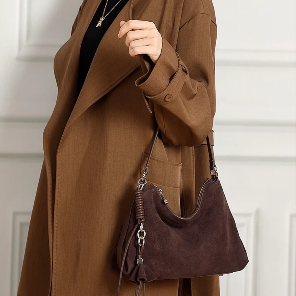 Leather Tassel Shoulder Bag – Everyday Handbag