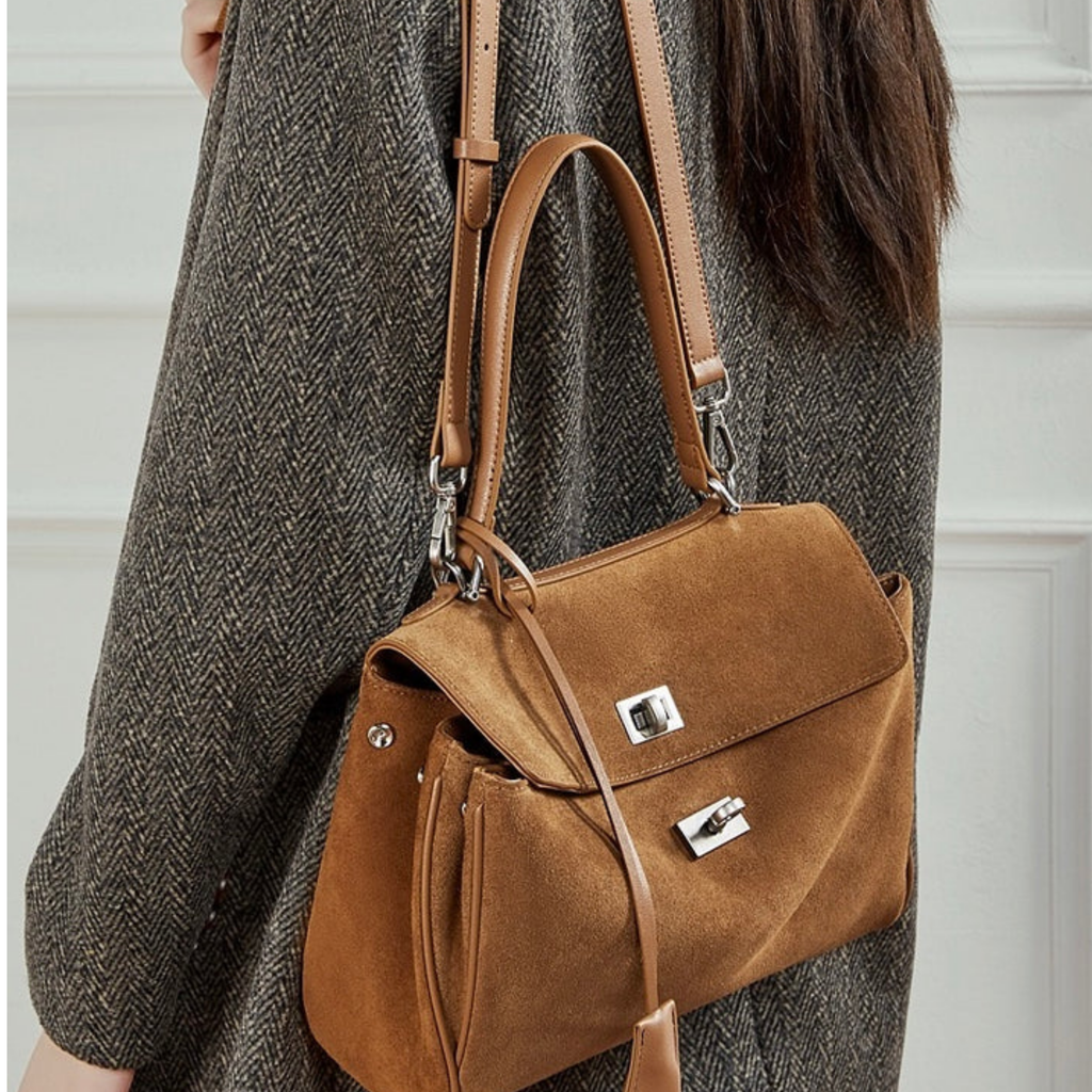 Suede Clutch Bag – Evening & Occasion Bag