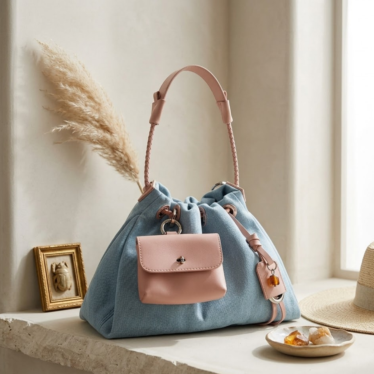 Leather Hobo Shoulder Bag – Everyday Handbag