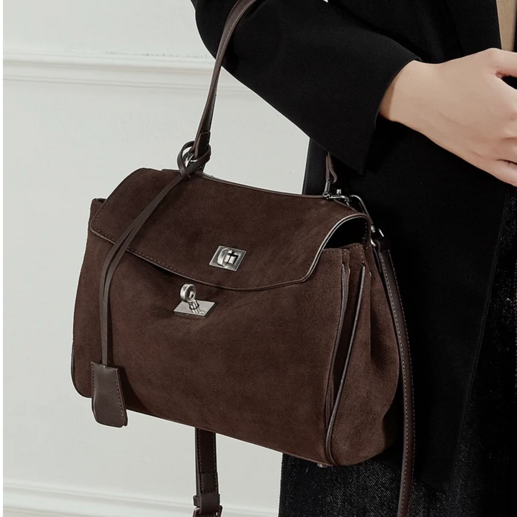 Suede Clutch Bag – Evening & Occasion Bag