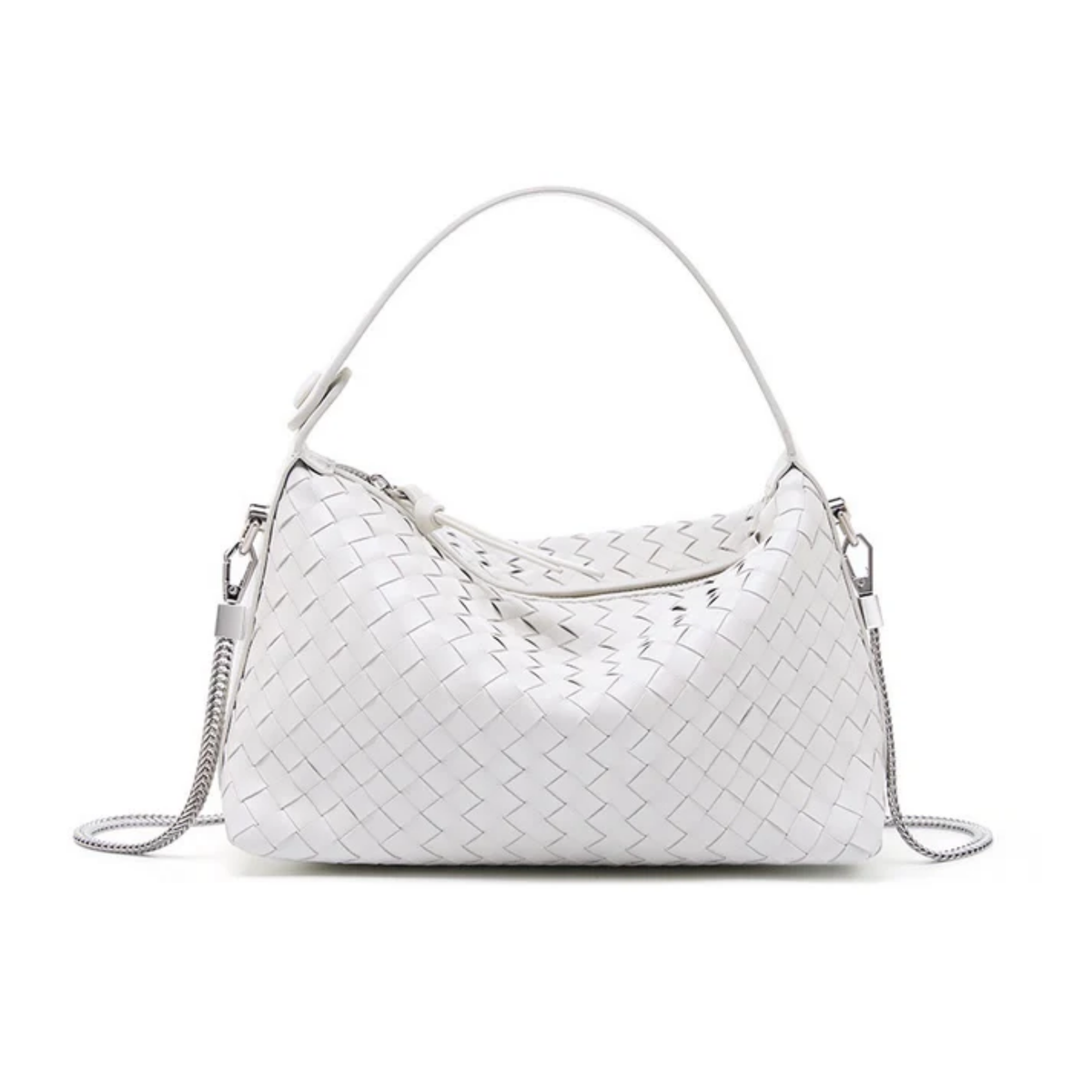 Leather Woven Clutch Bag – Evening & Occasion Bag