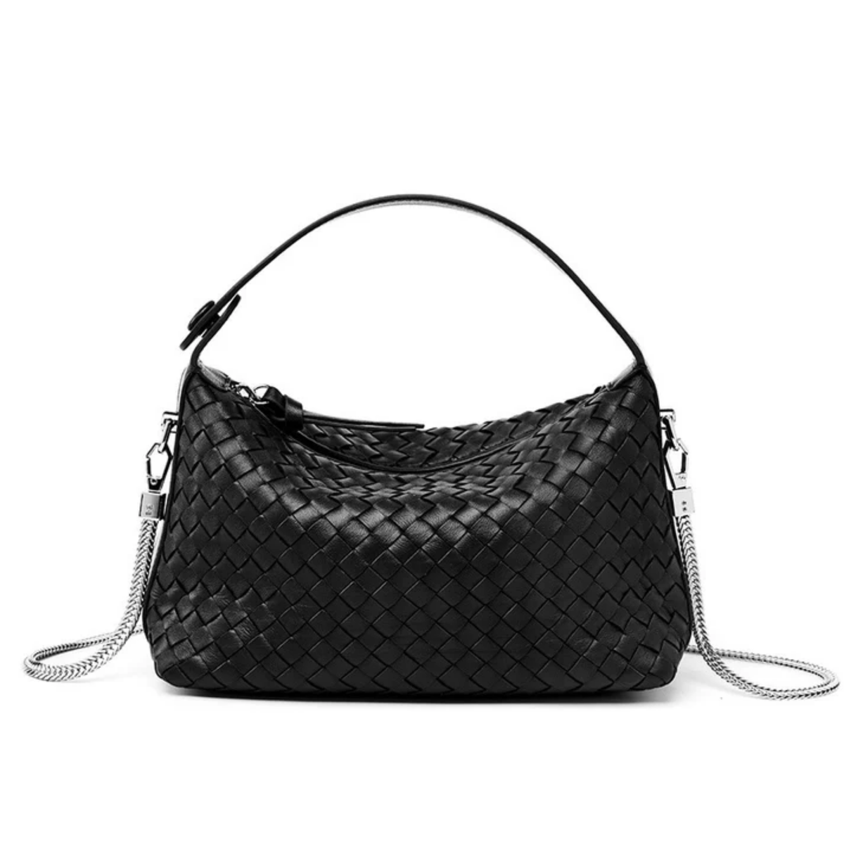 Leather Woven Clutch Bag – Evening & Occasion Bag