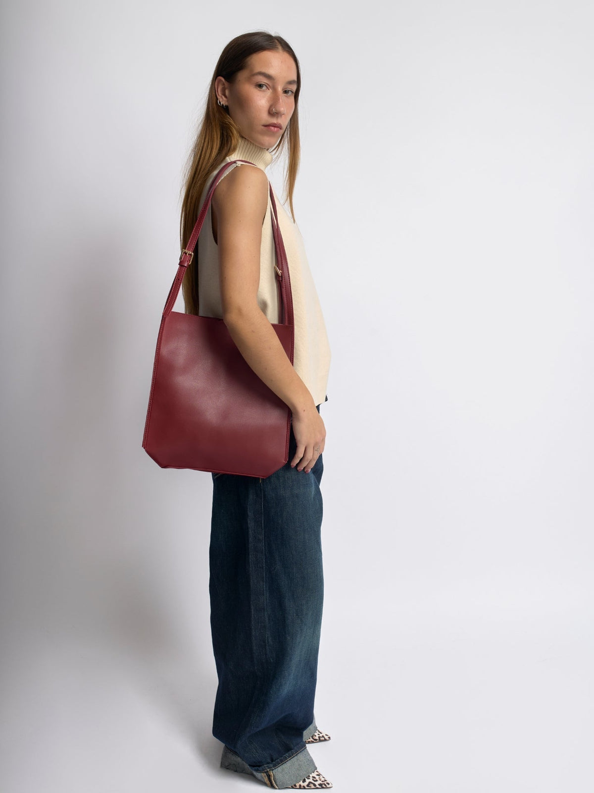 Leather Shoulder Bag – Everyday Handbag