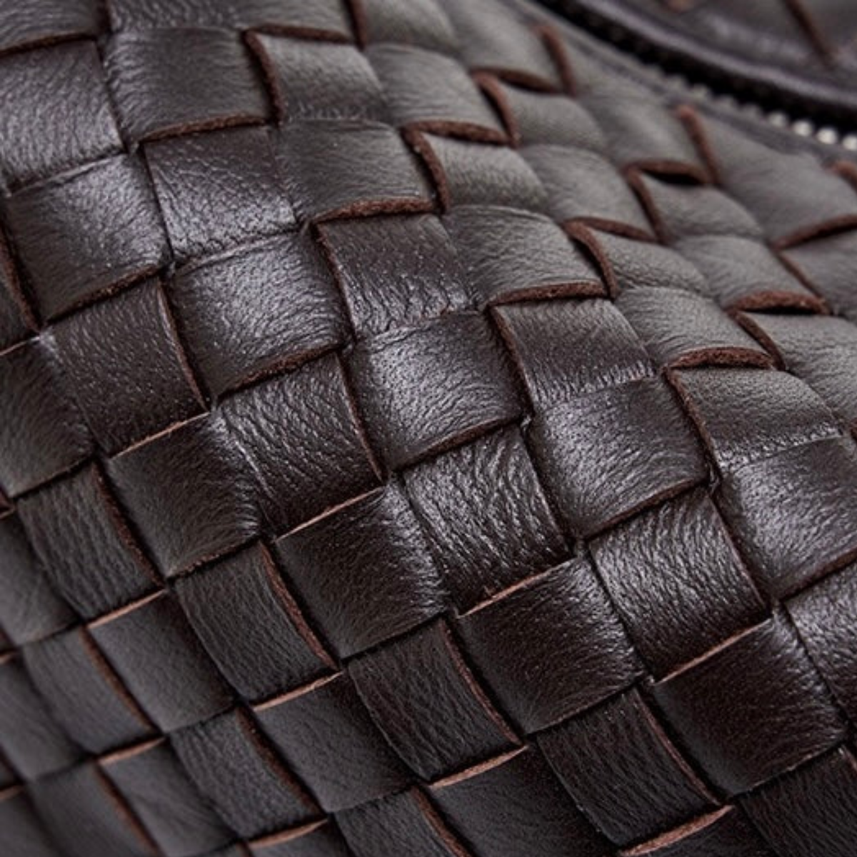 Leather Woven Clutch Bag – Evening & Occasion Bag