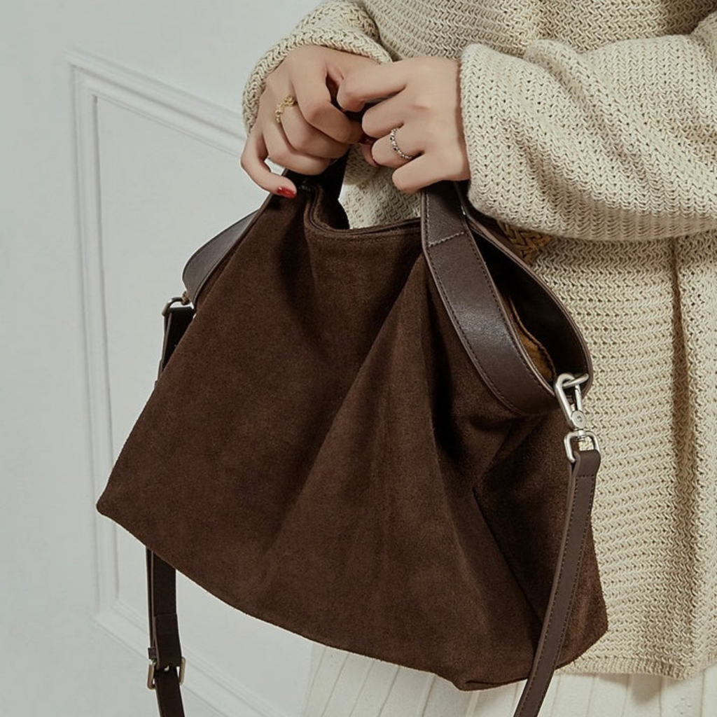 Suede Clutch Bag – Evening & Occasion Bag