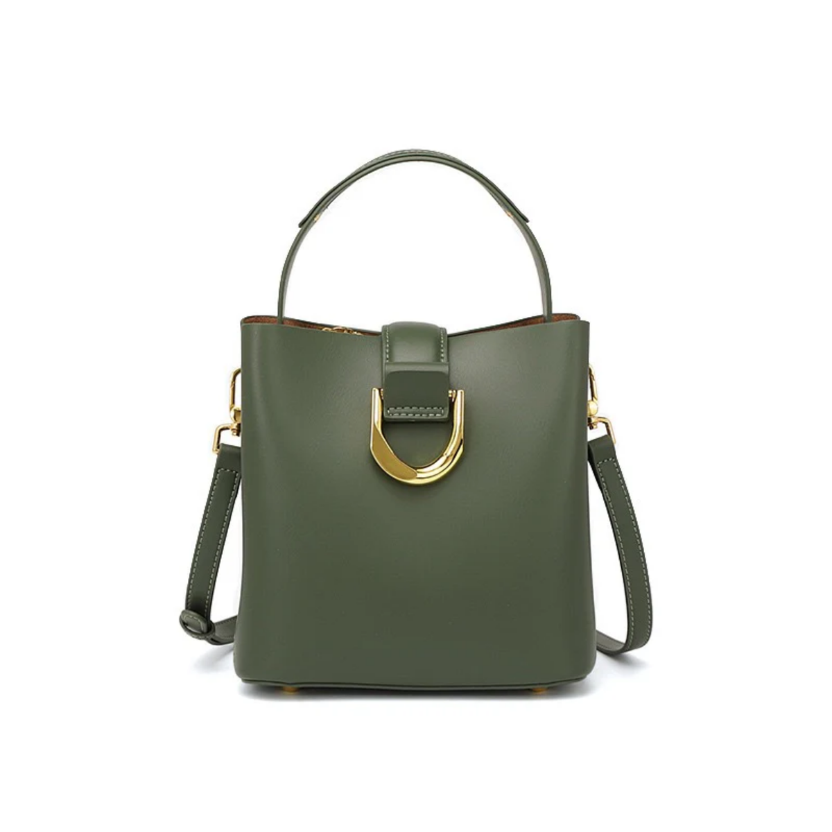 Leather Bucket Clutch Bag – Evening & Occasion Bag