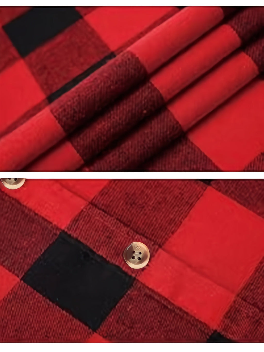 Relaxed Buffalo Check Shirt | Cotton Blend | Casual Wear for Everyday Use