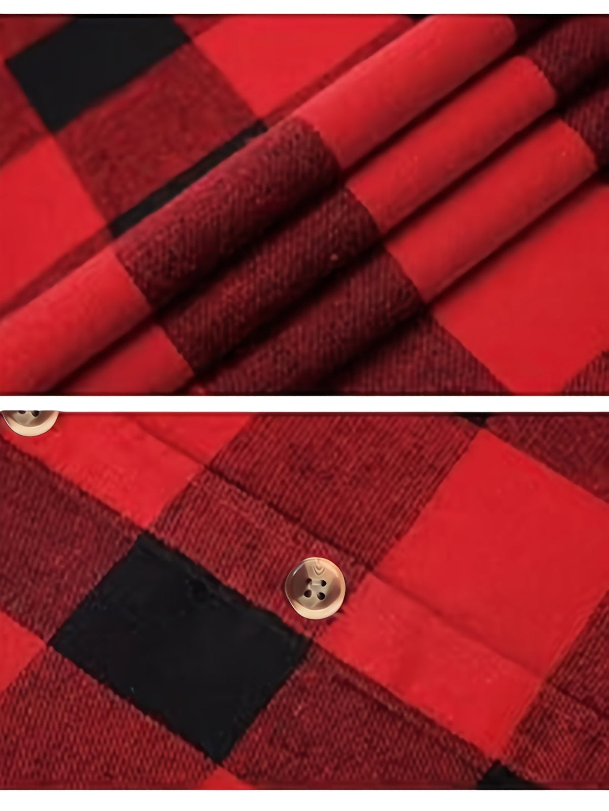 Relaxed Buffalo Check Shirt | Cotton Blend | Casual Wear for Everyday Use