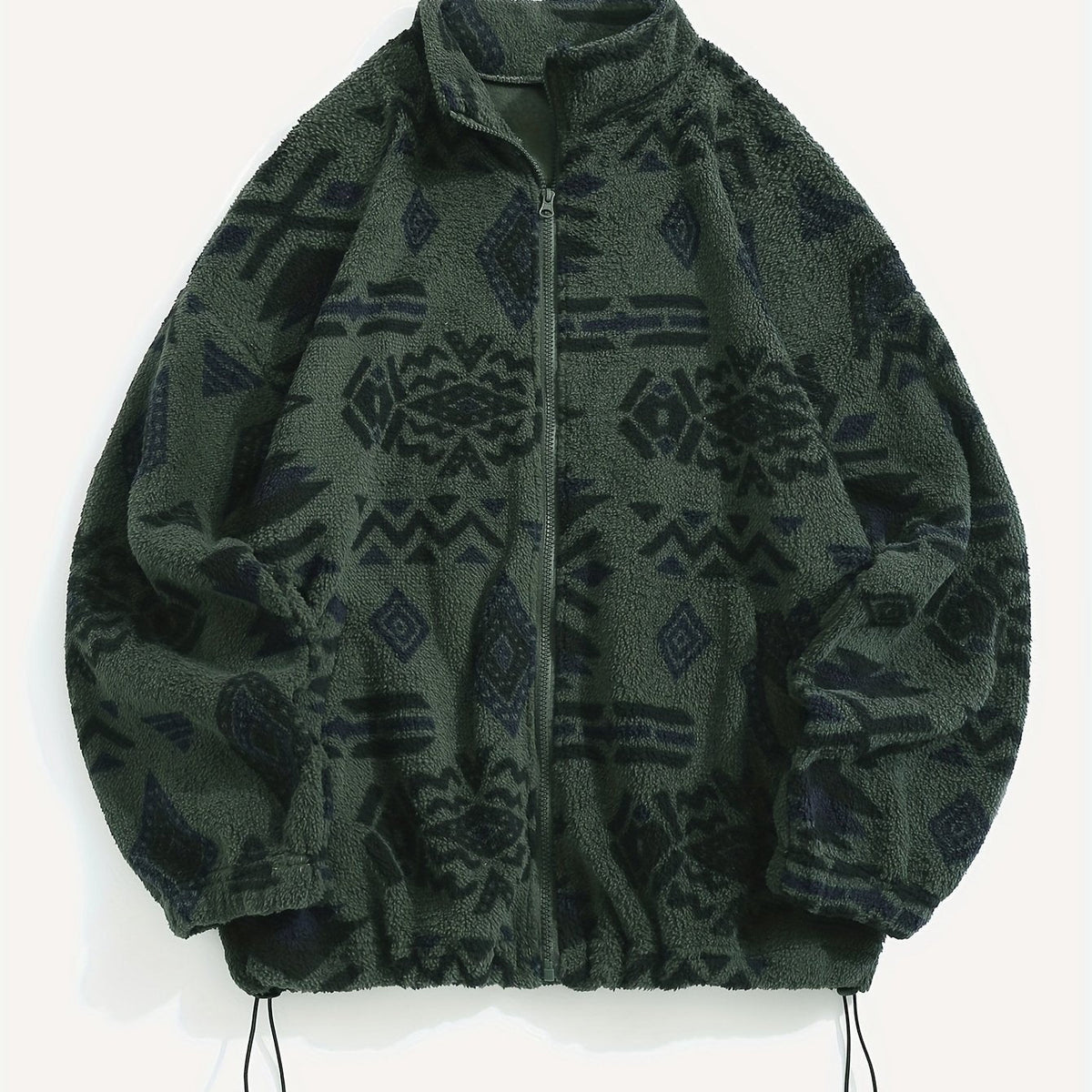 Patterned Zip-Up Jacket for Women | Lightweight, Casual Outerwear